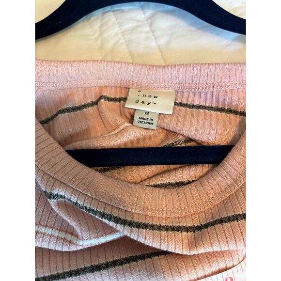 🌟3 for $35🌟A New Day Blush Pink Cotton Tank Maxi Dress, Black Striped Size S - Picture 5 of 6